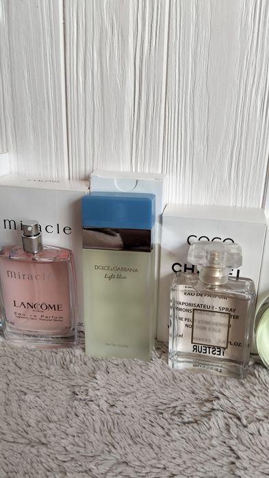 Парфуми чоловічі жіночі Chanel , D.Gabbana , Lancome , Kenzo і інші