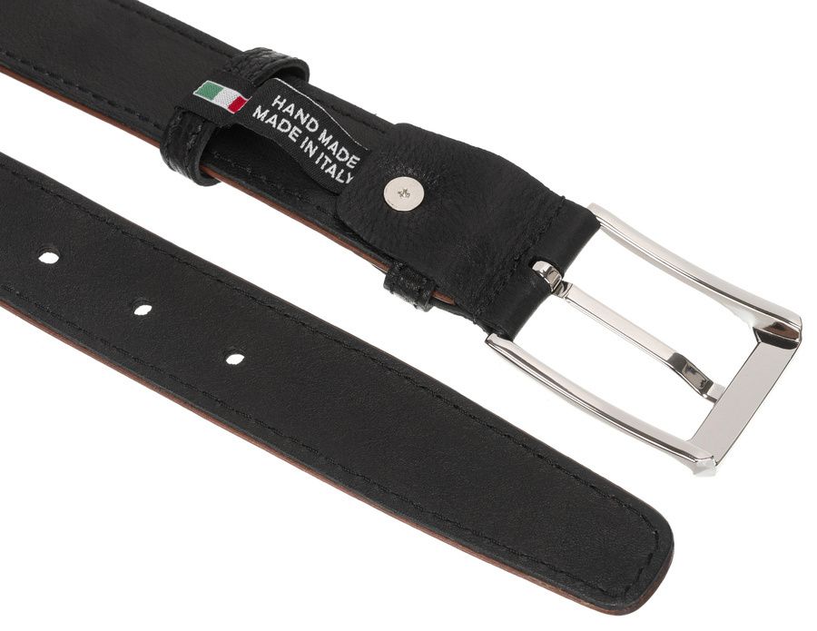 skórzany pasek do spodni - pierre cardin 115