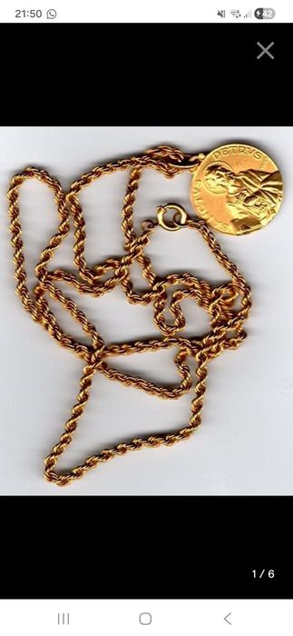 Colar de ouro 19.2k ouro amarelo