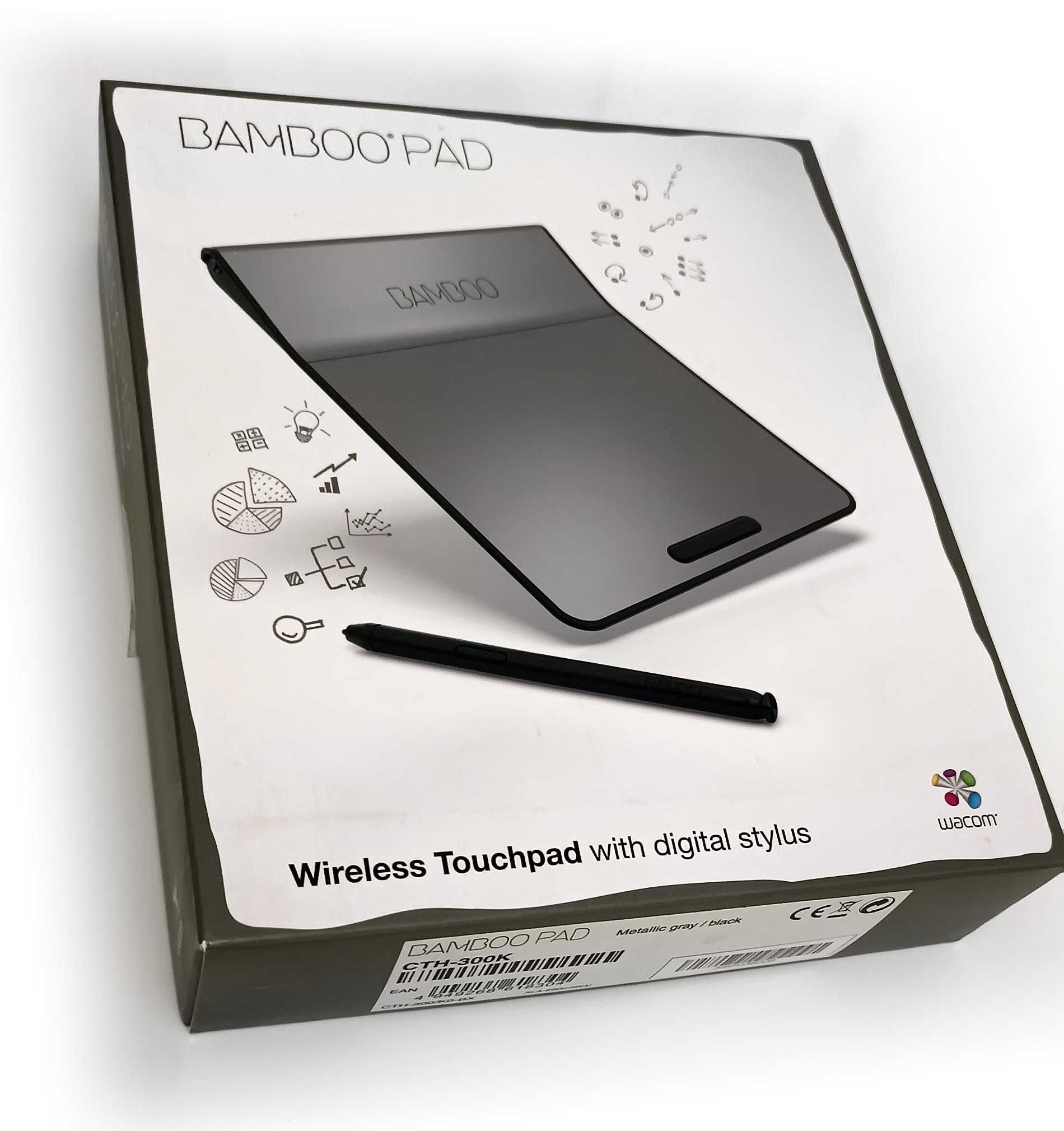 Wacom BAMBOO PAD touchpad tablet rysik ideał