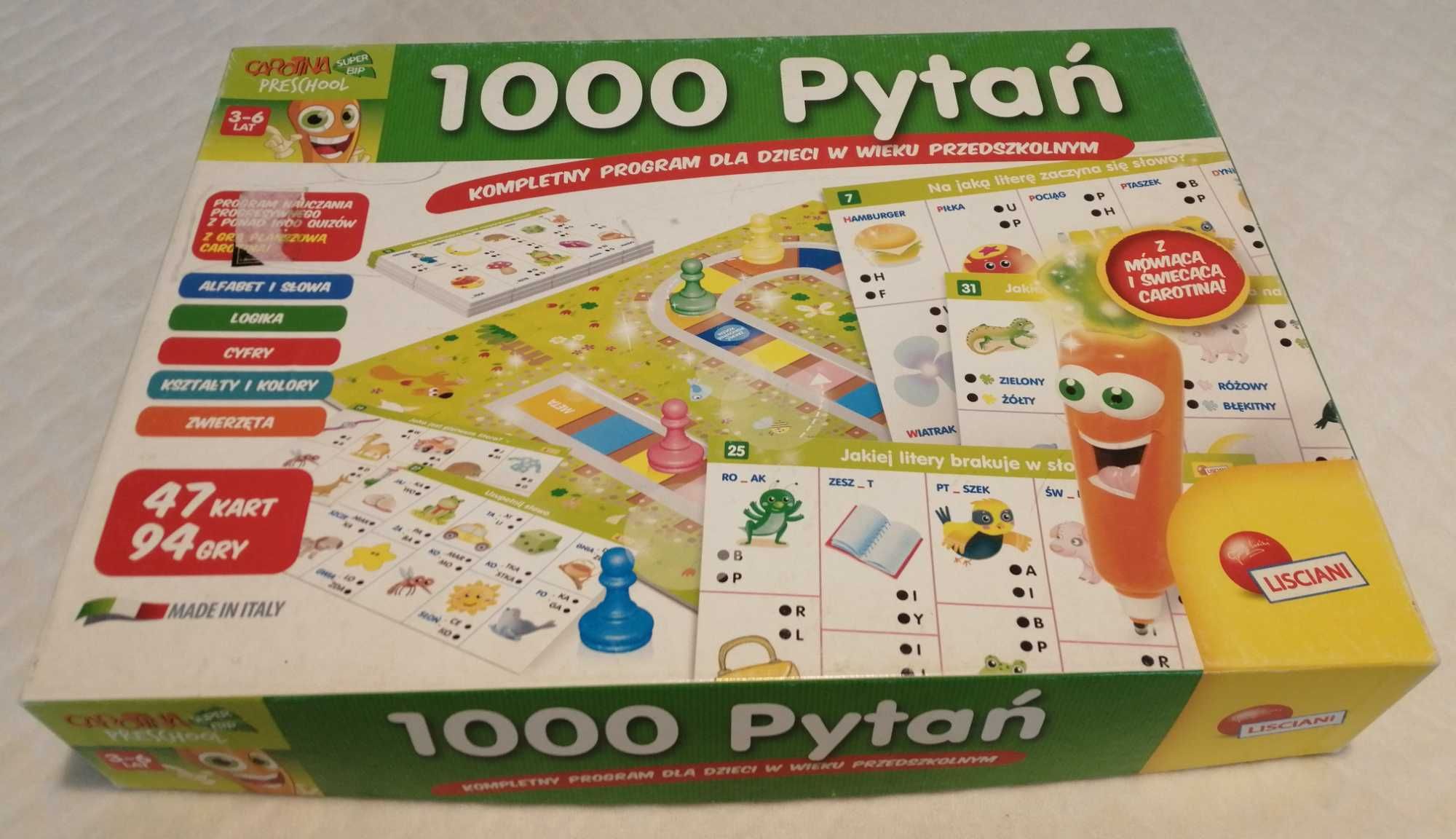 Carotina, Marchewka, 1000 Pytań, Lisciani, Dante (Zabawka)
