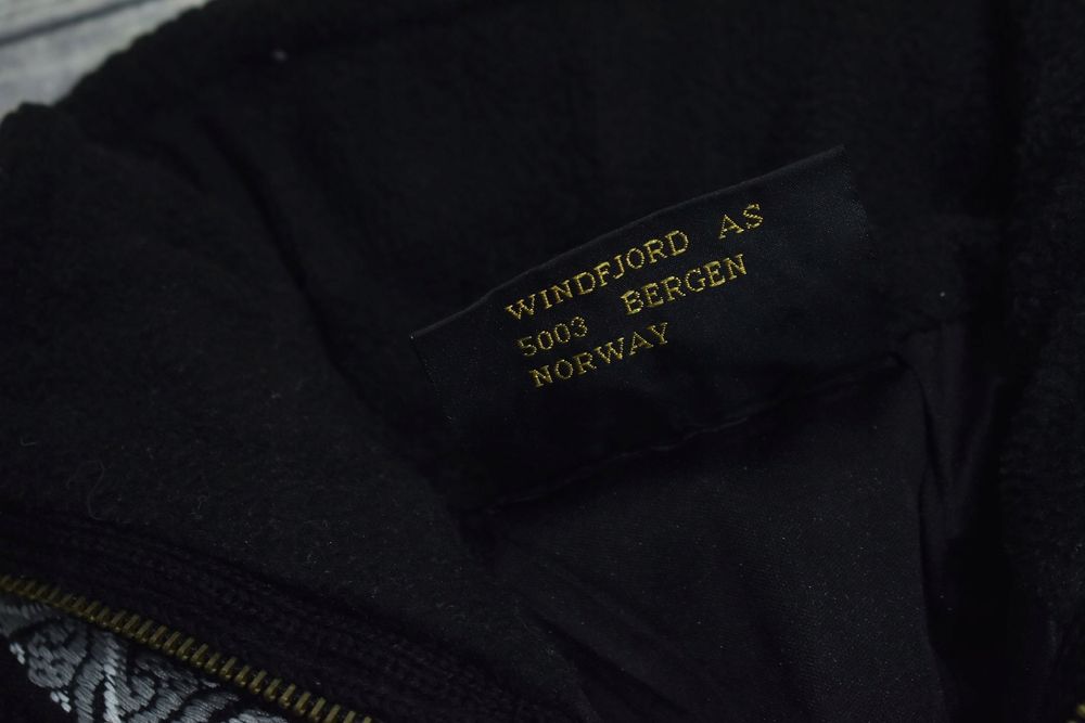 Windfjord Wełniany Sweter Kurtka Pullover Windproof M