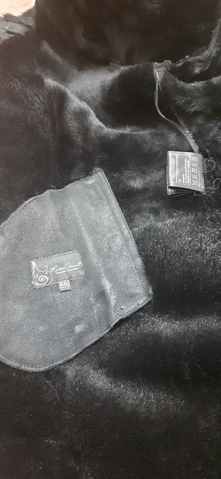 Женская натуральная дублёнка большой размер.