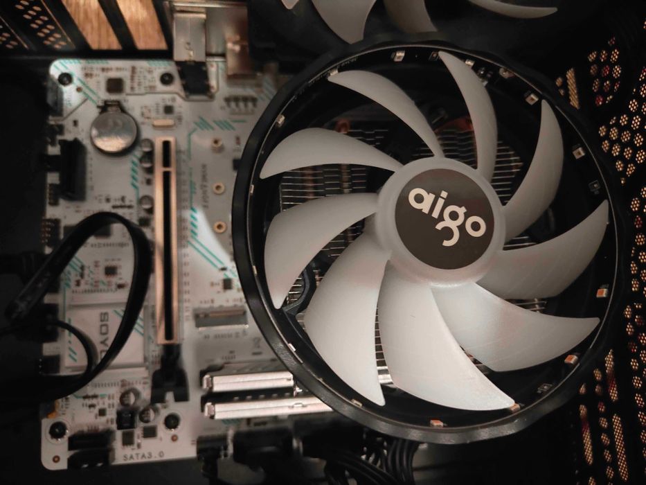 Комплект ам4 ryzen 3600x ddr4 32gb b450 + кулер і 2 ссд