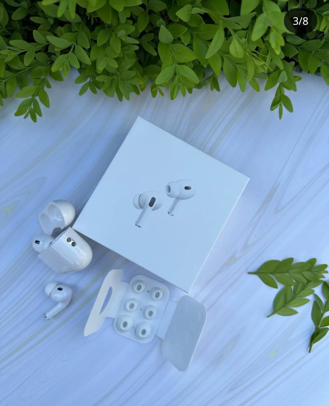 Стильні бездротові навушники airPods pro 2 + чохол в подарунок