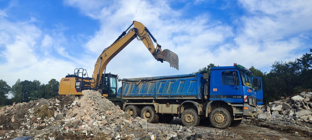 Usługi koparką wynajem koparki wykopy koparka gąsienicowa rozbiórki