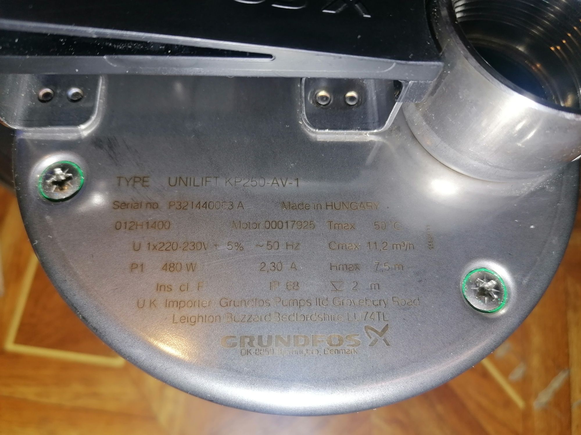 Насос GRUNDFOS Unilift KP - 250 дренажный