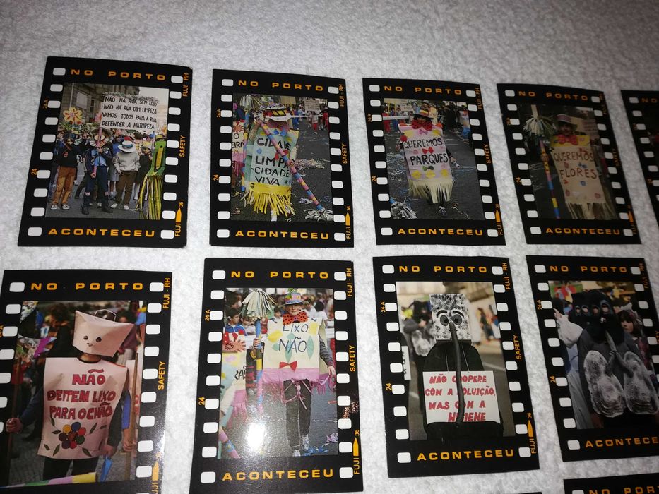 cortejo carnaval crianças do porto 1984 (20 calendários) coleção rara
