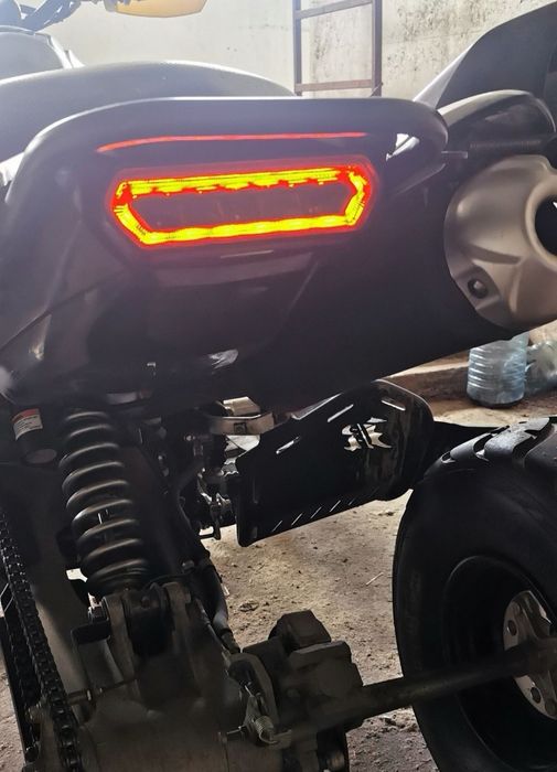 Yamaha raptor lampa stopu tył ring led grizzly