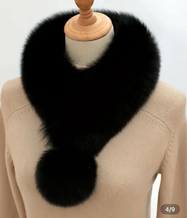 Szalik sztuczne futro