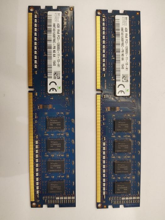 Pamięć RAM SK Hynix 8gb 2x 4gb DDR3 1600mhz