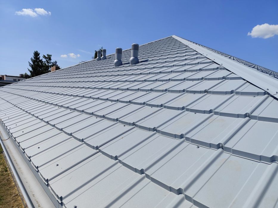 Blachodachówka Rukki Frigge jasny szary modułowa symetryczna 10 szt.