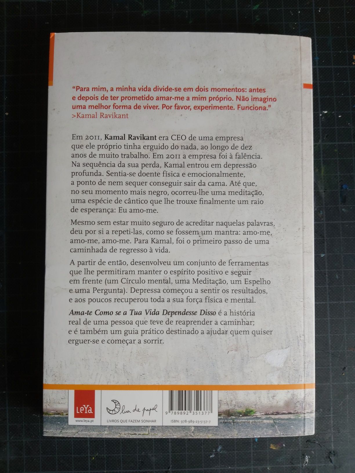 Ama-te como se a tua vida dependesse disso - LIVRO