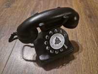 Dekoracyjny model telefonu retro – żywica, styl vintage, 14,5 cm