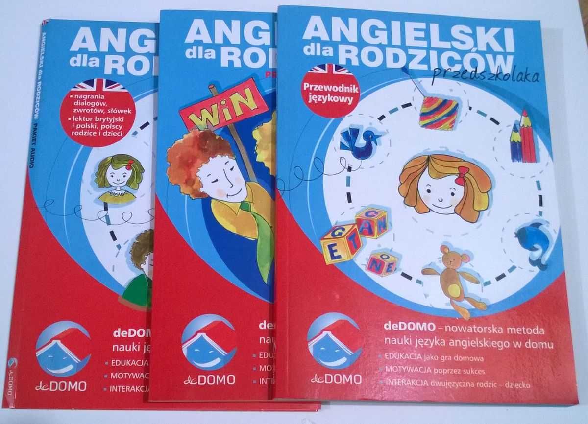 Angielski dla rodziców przedszkolaka kurs angielskiego książki+3CD NEW