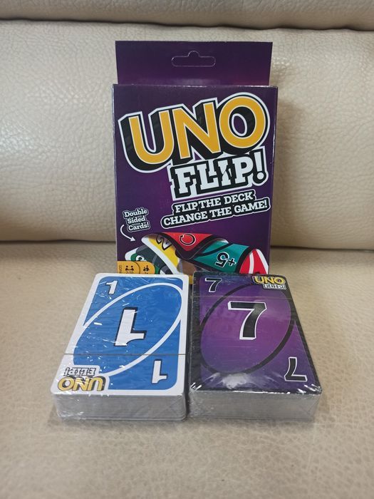 Karty uno flip 112 kart