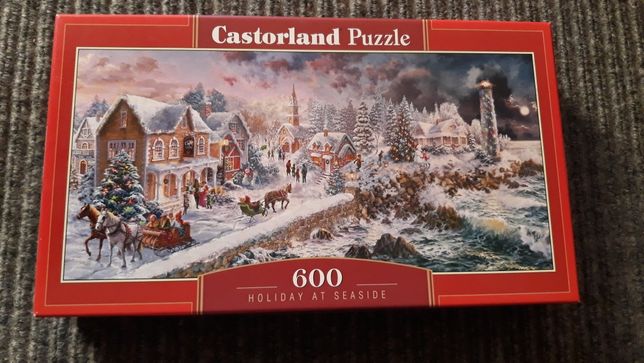 Puzzle Castorland 600 szt zima,  święta