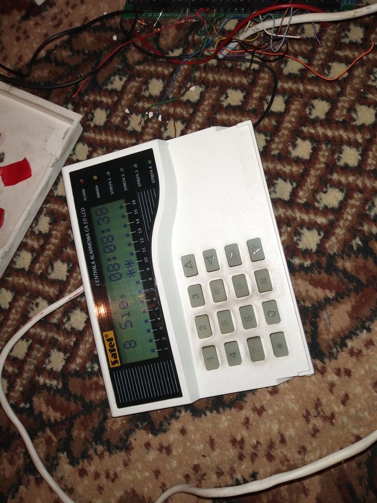Satel CA 10 centrala alarmowa alarm manipulator LED LCD expander