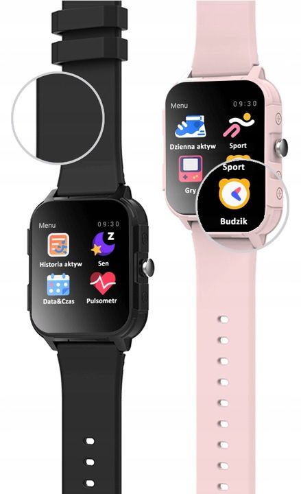 Smartwatch Zegarek Damski Różowy Dla Dzieci Forever Igo Pro Jw-150 Róż