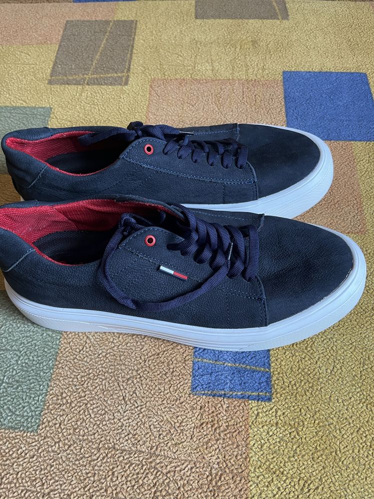 Снікерси/кеди чоловічі, Tommy Hilfiger, 45 р., темно-синього кольору