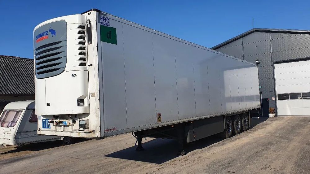 Schmitz Cargobull SCB*S3B  wynajem, chłodnia, podnoszona oś, po przeglądzie, drukarka
