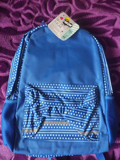 Plecak szkolny nowy niebieski