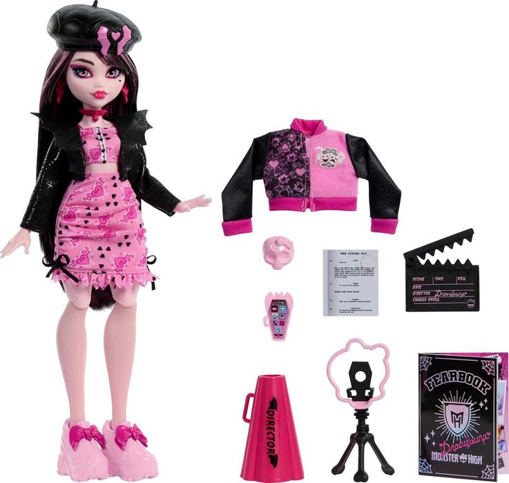 Monster High Fearbook Draculaurа Монстер Хай Дракулаура Книга  HXW30