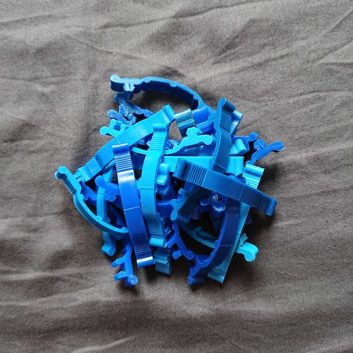 Spinki do przewodów, worków 50 szt.