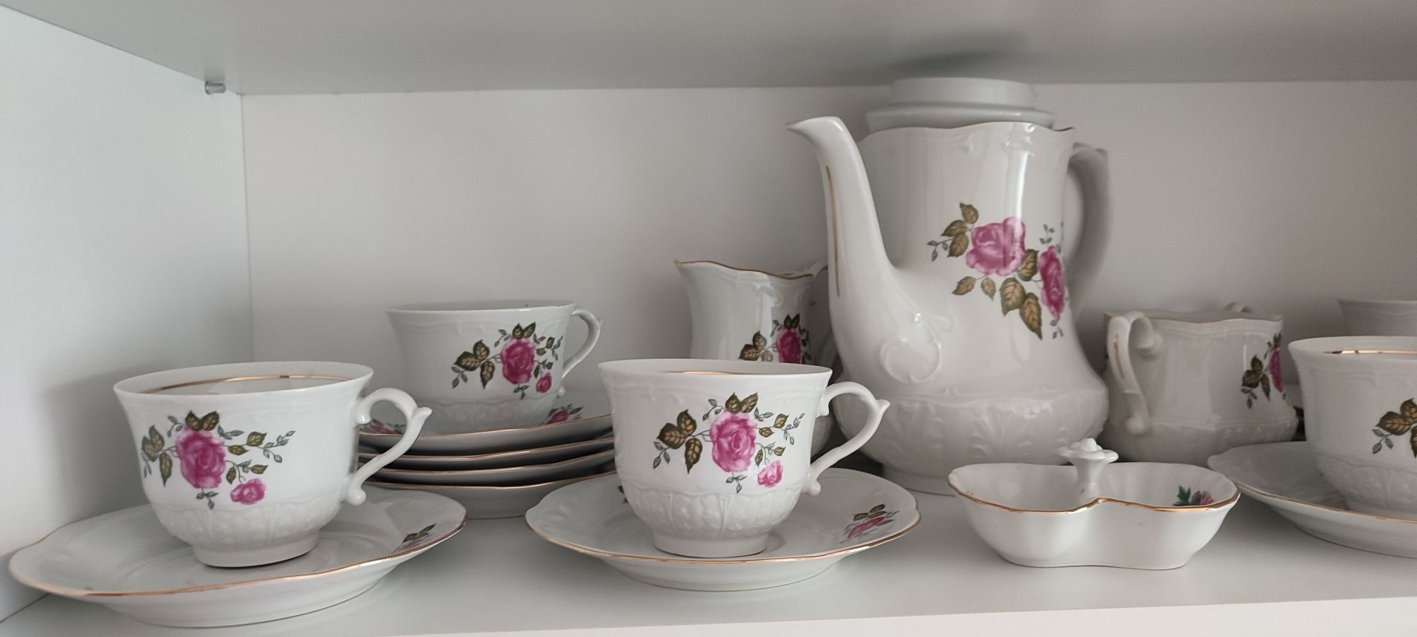 Serwis kawowy Porcelana Włocławek Karolina