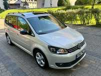 Volkswagen Touran 2.0 TDI, bezwypadkowy, potwierdzony przebieg, DSG, bez wkładu