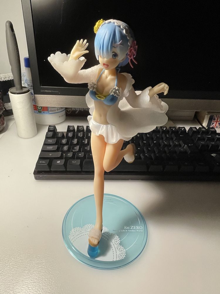 Re:Zero figurka Anime Ram w stroju kąpielowym myta oryginalna