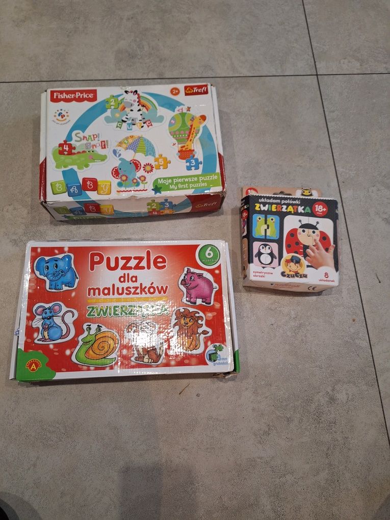 Komplet puzzli dla malucha 18m+
