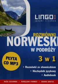 Norweski w podróży Rozmówki 3 w 1 + CD nowa