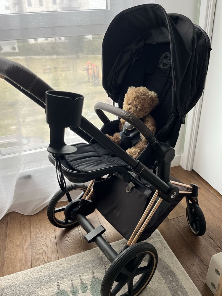 Wózek Cybex e-priam 3.0 gondola + spacerówka elektryczny