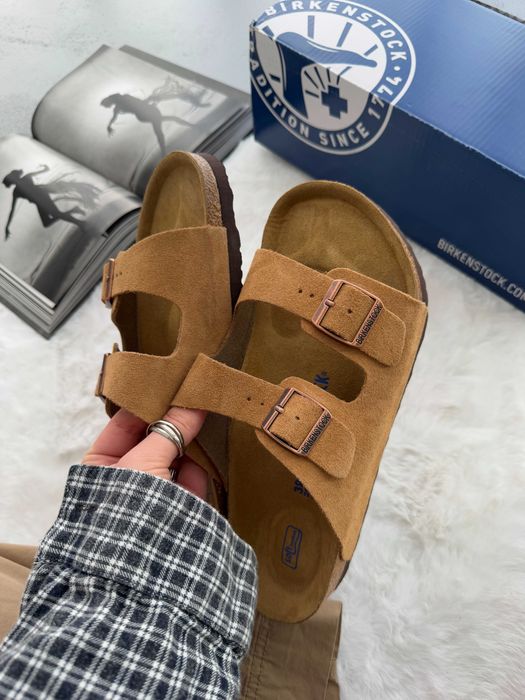 Капці Birkenstock Arizona Chestnut premium клоги