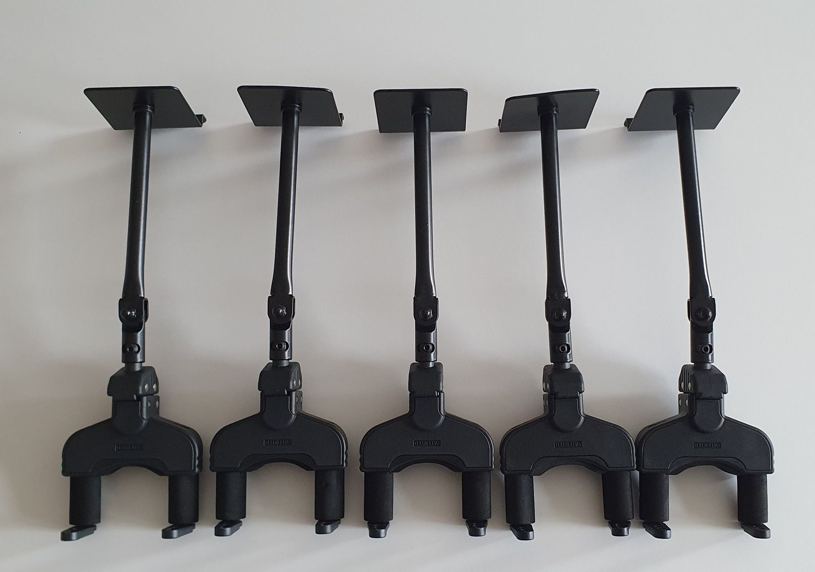5x Hercules GSP40SB uchwyt wieszak ścienny na gitarę