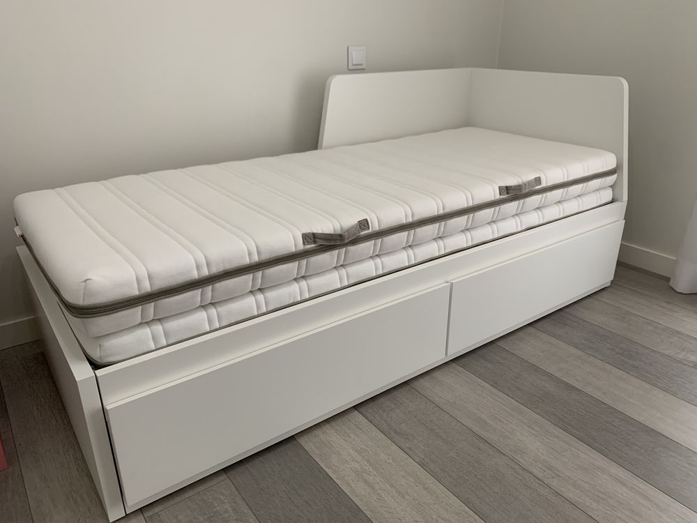 Cama individual/dupla c/ 2 gavetas
