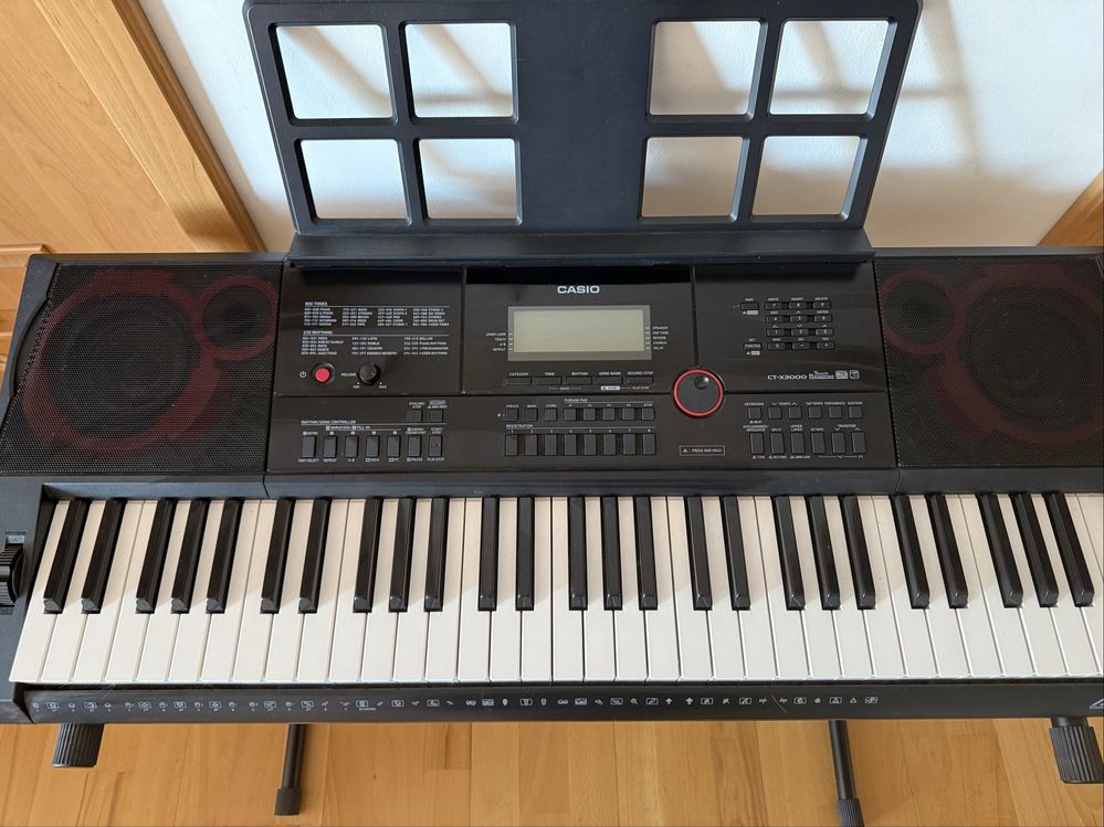 Casio CT-X3000 keyboard organy elektryczne stojak