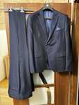 Garnitur Guittard granatowy roz. 182/100/90 super SLIM