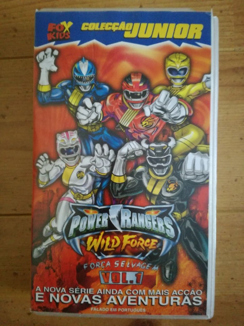 Power Rangers wilde force VHS