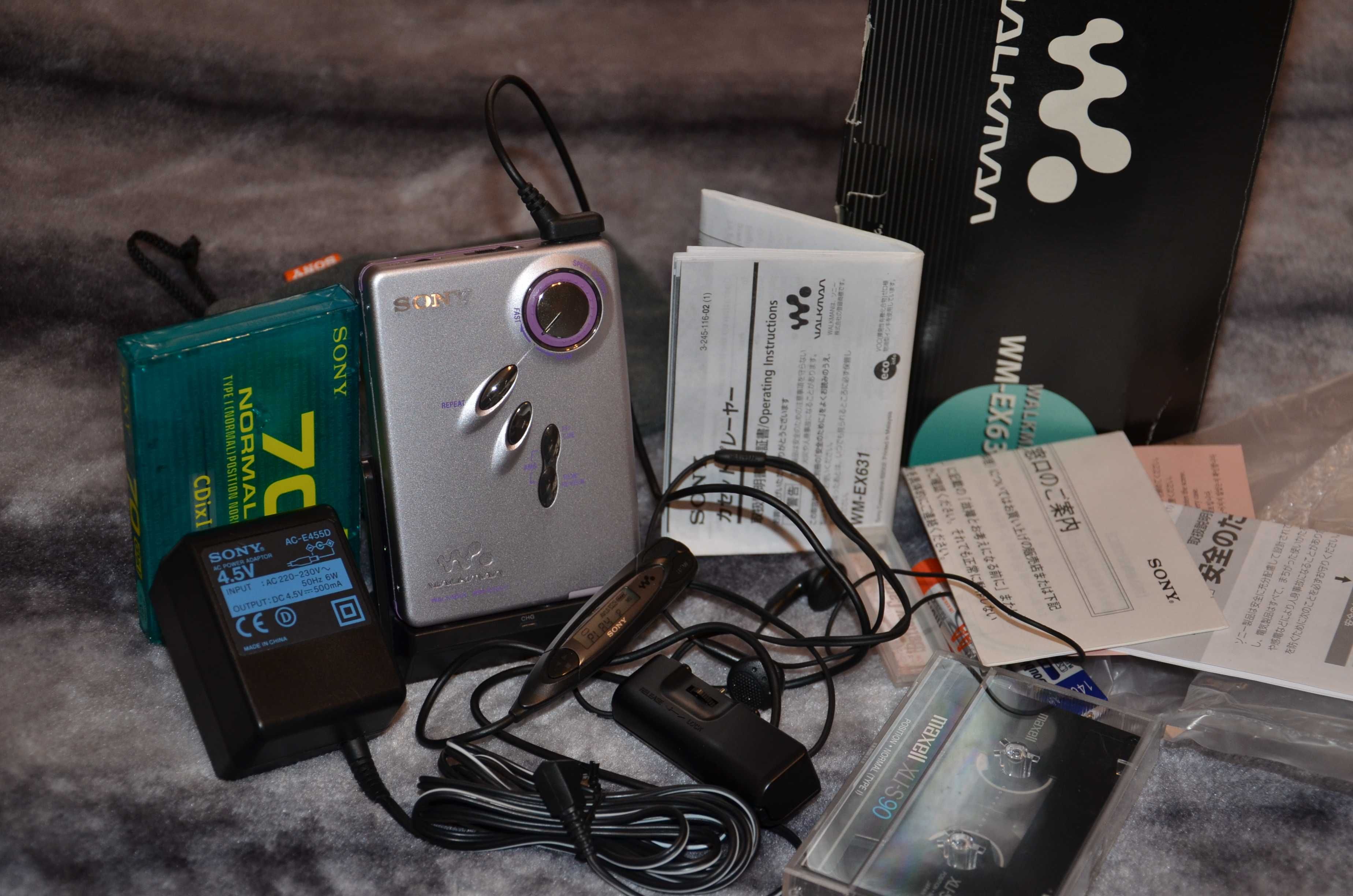 НОВЫЙ Кассетный плеер SONY Walkman WM-EX631 Супер Звучание!