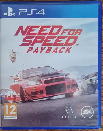 Need for speed Payback. Gra PS4. Polska wersja językowa