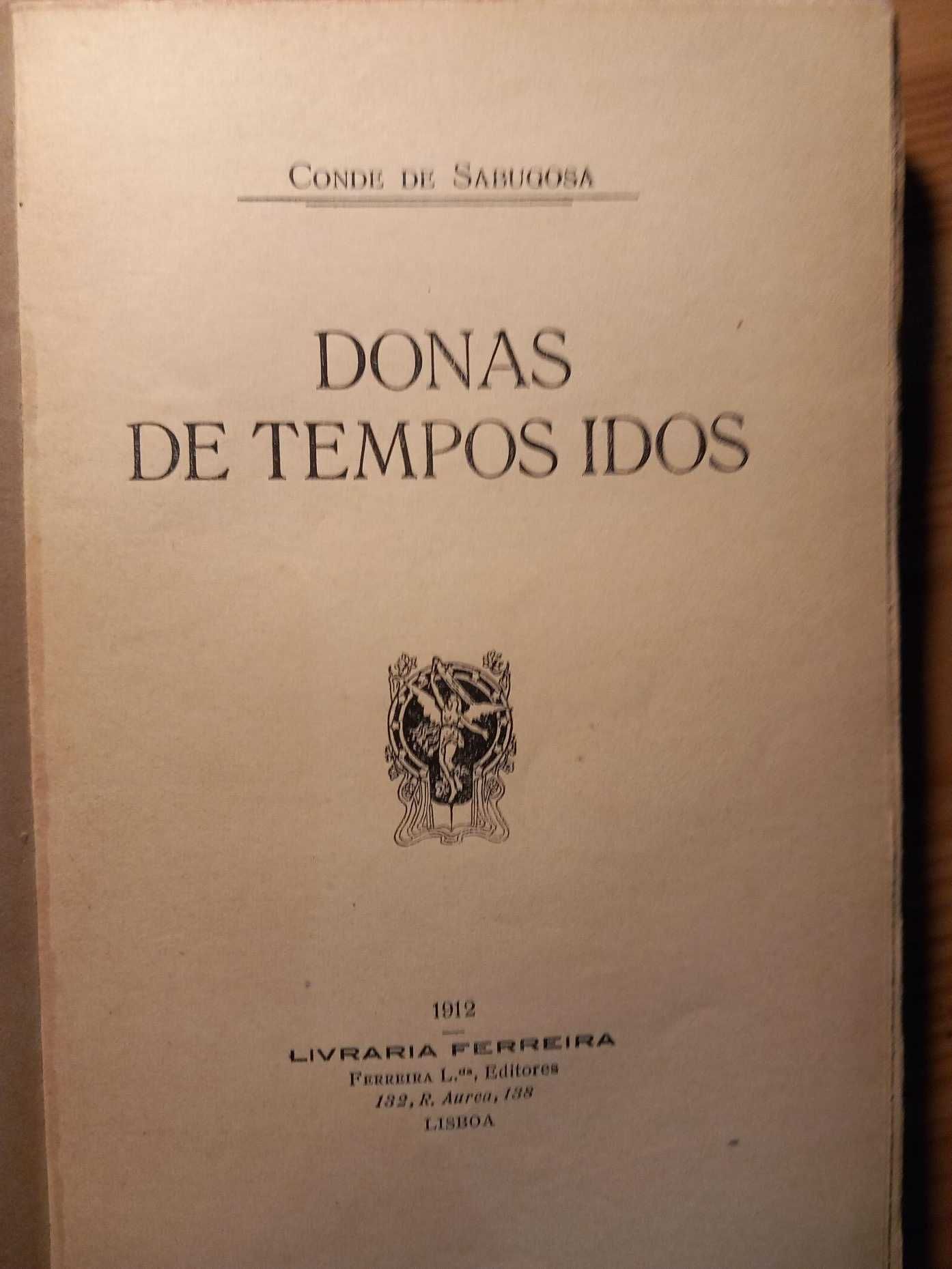 Conde de Sabugosa, Donas de tempos idos, 1.ª edição