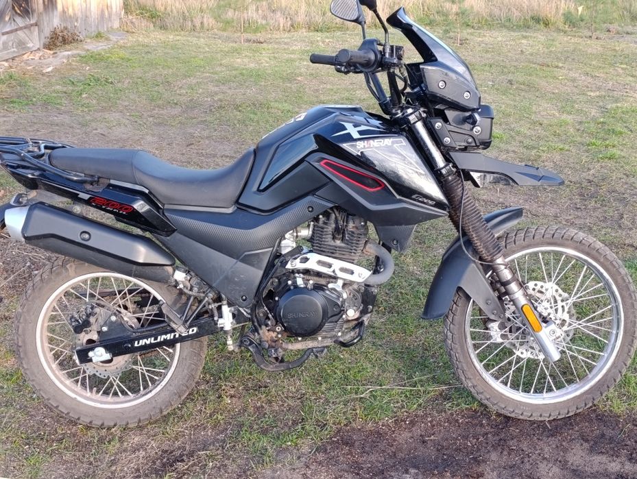 Продам мотоцикл шенрей X 200 Мотоцикл хорошому стані купляв цього року