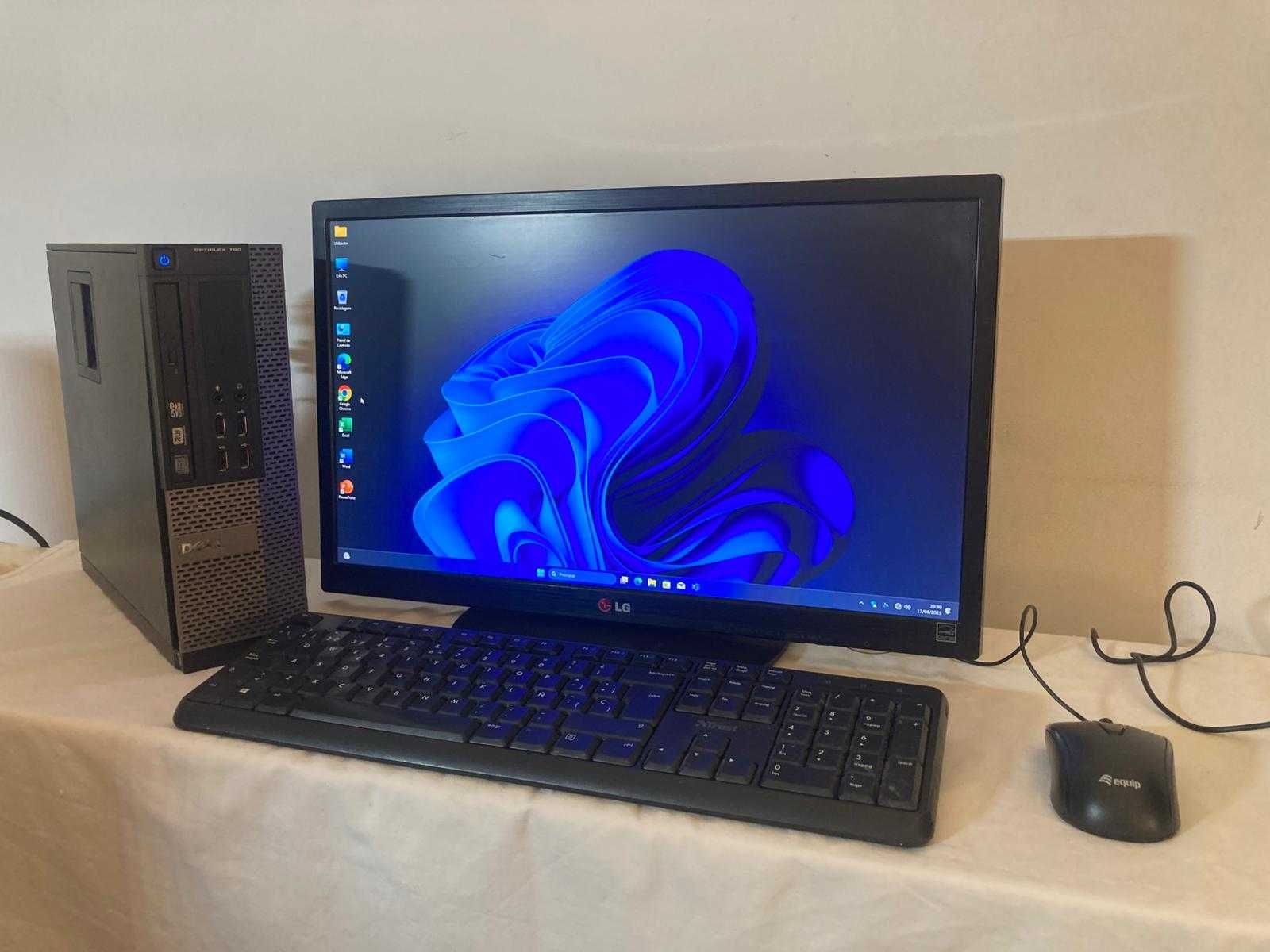 Conjunto PC / Computador, Monitor, teclado e rato
