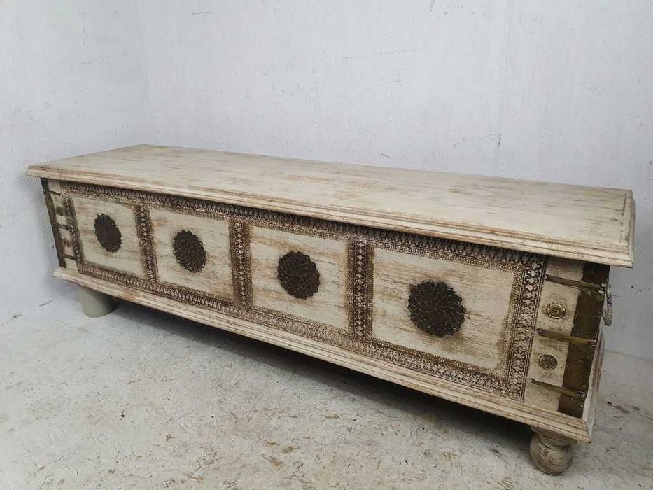 skrzynia kufer szafka indyjska boho 145×40×45cm