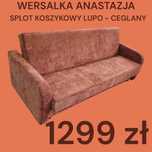 Wersalka rozkładana ANASTAZJA, różne kolory, POLSKA PRODUKCJA