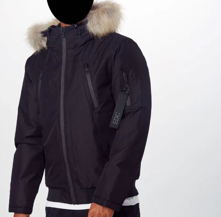 Kurtka bomberka EDC by ESPRIT - czarna - NOWA, retail: 620zł