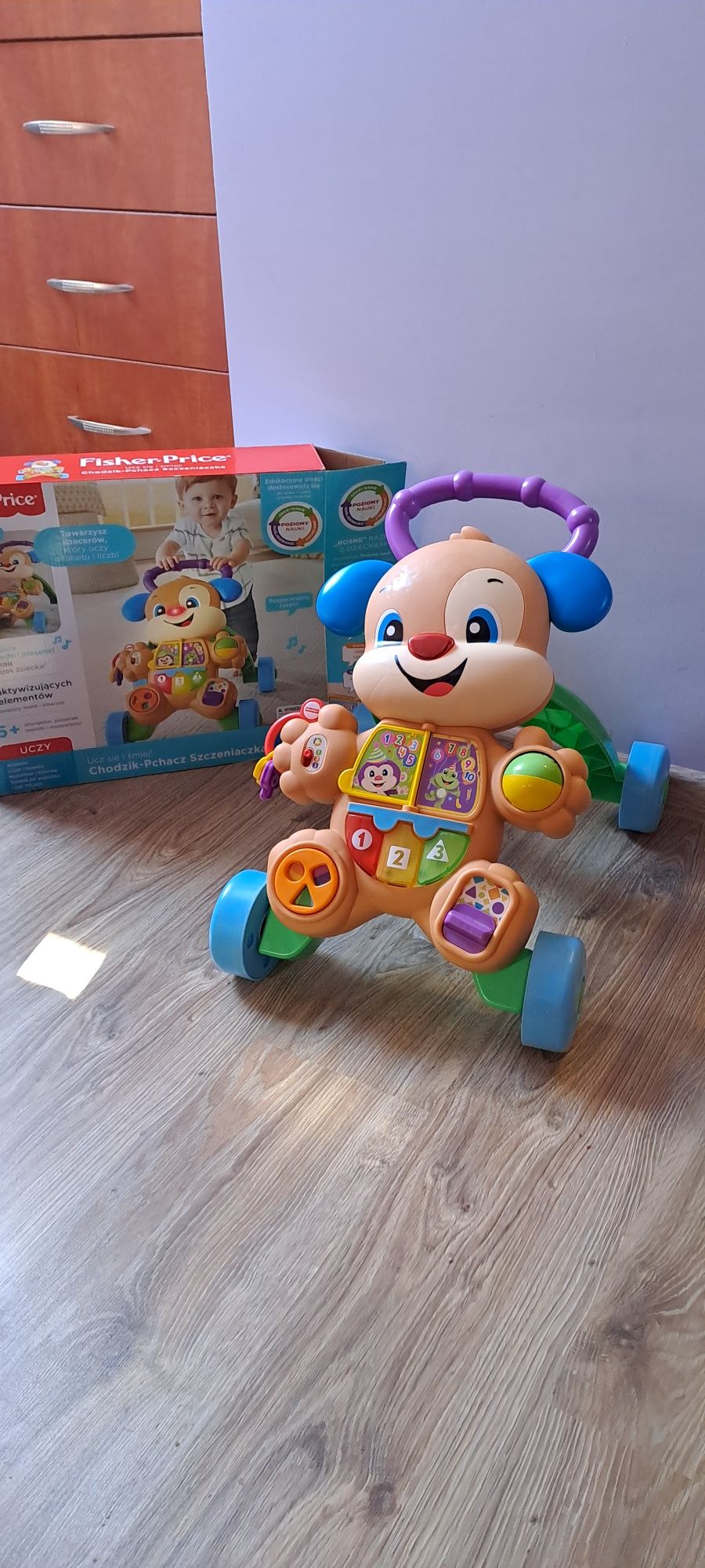 Chodzik Pchacz Szczeniaczka Fisher Price