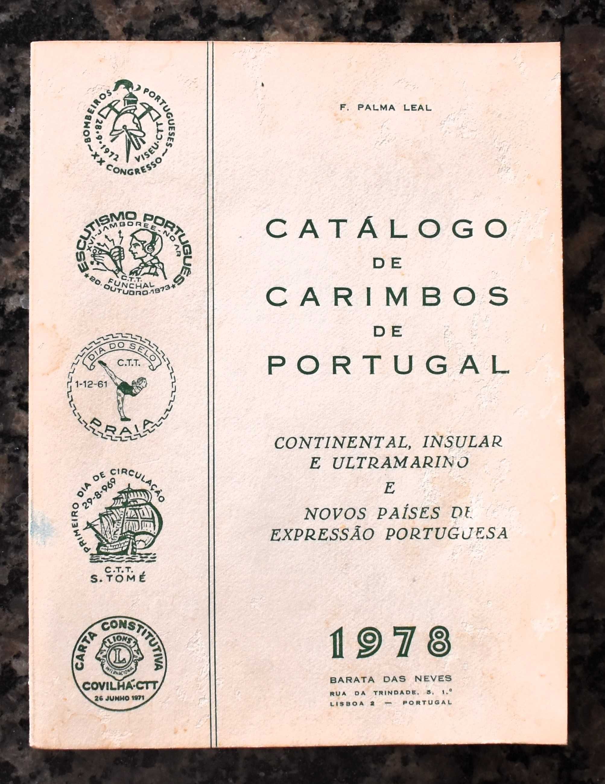 F. Palma Leal - Catálogo de Carimbos de Portugal - 1978